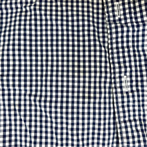 🏆J Crew 🏆 Blue Gingham Checkered Button Down Shirt Size L - Picture 7 of 8
